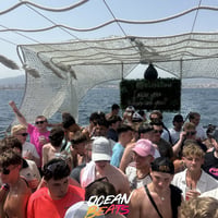 Ocean Beats Boat at Bus pick up point, Magaluf, 19 July 2026