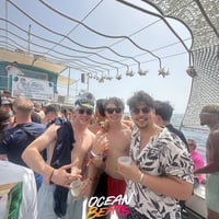 Ocean Beats Boat at Bus pick up point, Magaluf, 19 July 2026