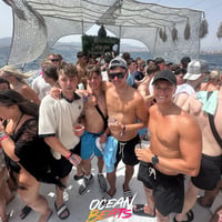 Ocean Beats Boat at Bus pick up point, Magaluf, 19 July 2026