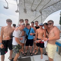 Ocean Beats Boat at Bus pick up point, Magaluf, 21 July 2026