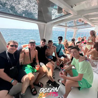 Ocean Beats Boat at Bus pick up point, Magaluf, 2 August 2026