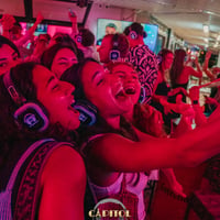 Silent Disco at Capitol Bar, Magaluf, 8 June 2025